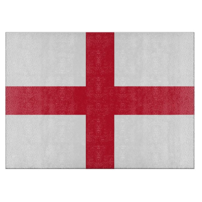 Glasstyckningsbord med Flagga av England (Framsidan)