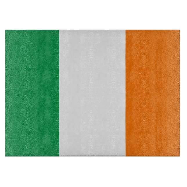 Glasstyckningsbord med Flagga av Irland (Framsidan)