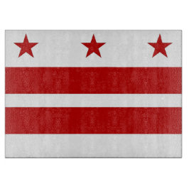 Glasstyckningsbord med Washington DC, USA