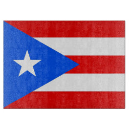 Glasstyckningsbrädor med Flagga av Puerto Rico, Fö