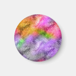 Glassy Ametrine Lila Struktur Magnet