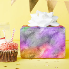 Glassy Ametrine Lila Struktur Presentpapper