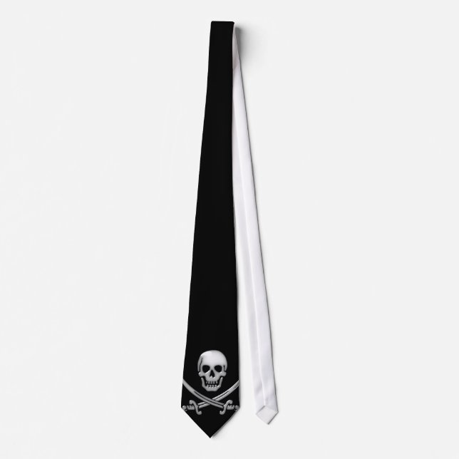 Glassy Pirat Skull & Sword Crossbone Slips (Framsida)