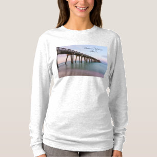 Glassy Waters Panama City Beach Pier Långärmad T Shirt