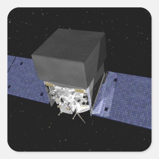 GLAST 2 FYRKANTIGT KLISTERMÄRKE (Framsida)