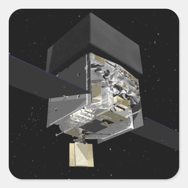 GLAST 3 FYRKANTIGT KLISTERMÄRKE (Framsida)