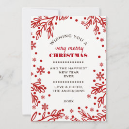 Glästa Helgdagar. Anpassningsbarnas platta julkort