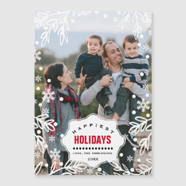 Glästa Helgdagar. Magnetiska julfoto