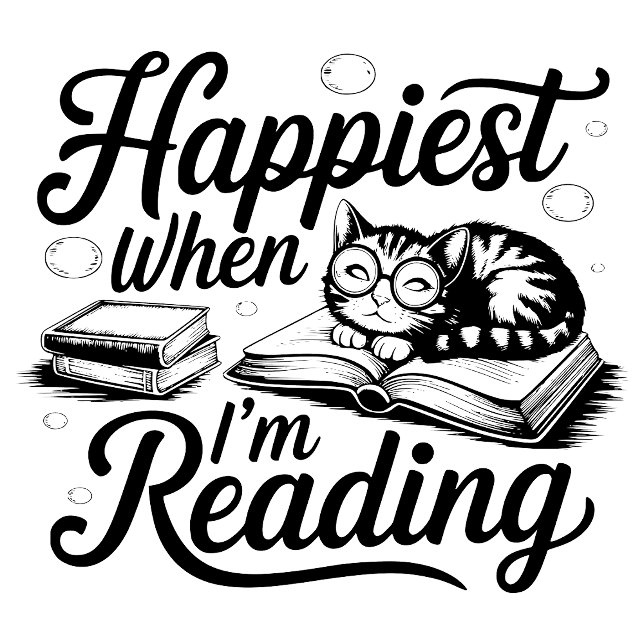 Glästa när jag läser t shirt (Skapare uppladdad)