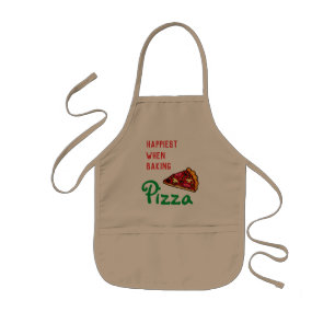  Glästa    när Pizza Kids' Apron bakas Barnförkläde