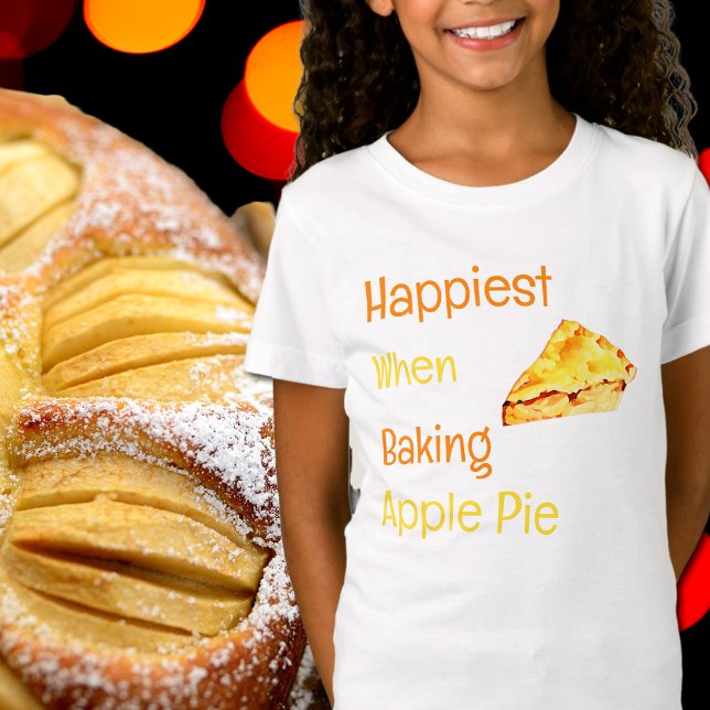 Glästa vid gräddning av Apple Paj T Shirt (Skapare uppladdad)