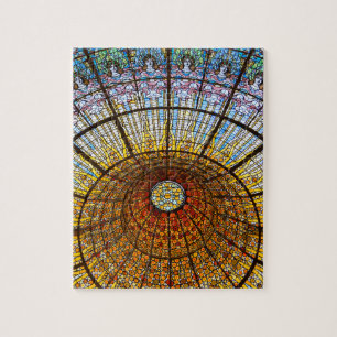 Glastak i Palau de Musica Spanien Pussel