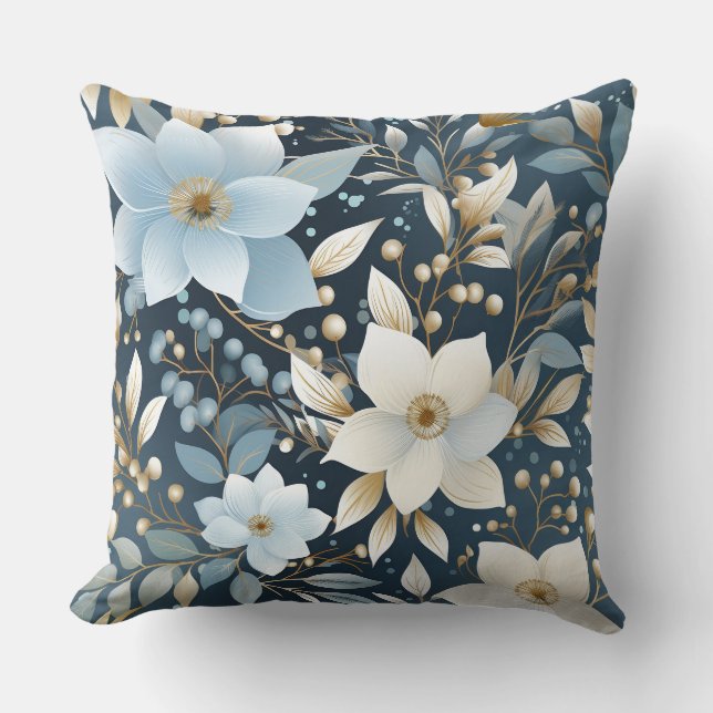 Glastic Garden Winter Botanical Kudde (Framsida)