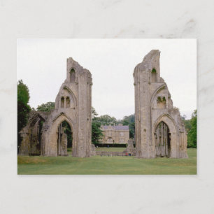 Glastonbury Abbey (1970-talet) Vykort