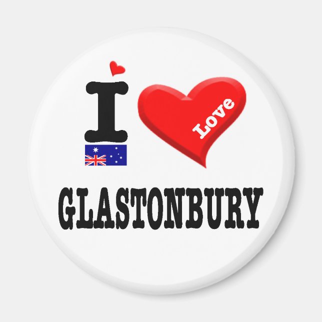 GLASTONBURY - I Kärlek Magnet (Framsidan)
