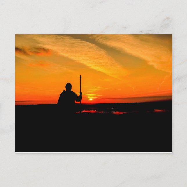 Glastonbury Sunrise-vykort Vykort (Framsida)