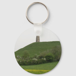 Glastonbury Tor Nyckelring