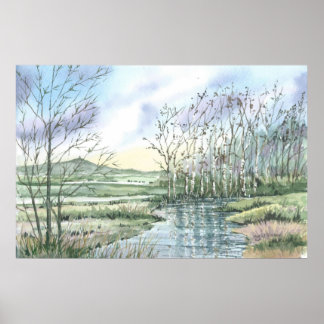 Glastonbury Tor Poster