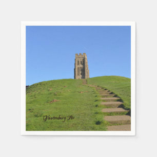 Glastonbury Tor Somerset England Photo Pappersservett