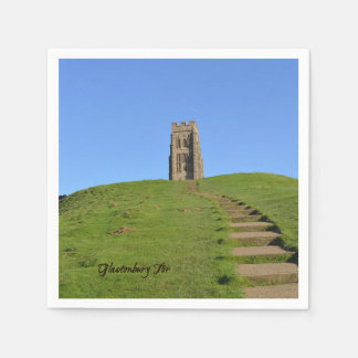 Glastonbury Tor Somerset England Photo Pappersservett