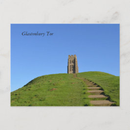 Glastonbury Tor Somerset England Photo Vykort