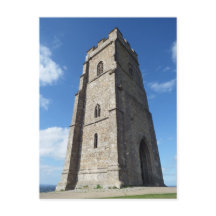 Glastonbury Tor Torn vycard