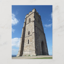 Glastonbury Tor Torn vycard Vykort