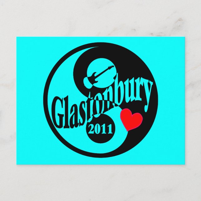 Glastonbury Vykort (Framsida)