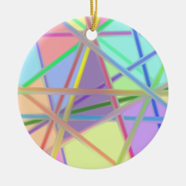 Glastrådar Julgransprydnad Keramik (Framsidan)