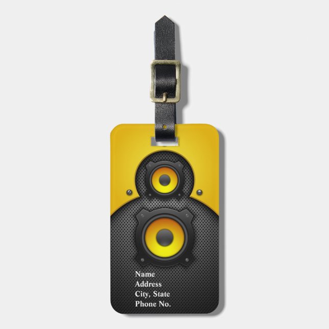 Glastrams 1 Bagagelapp (Vertikal Framsida)