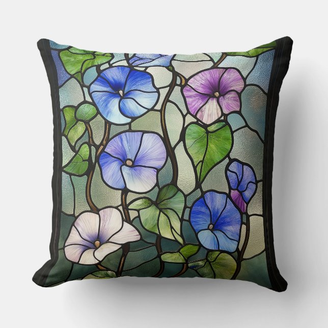 Glasvaror av rostat glas på morgonen kudde (Framsida)