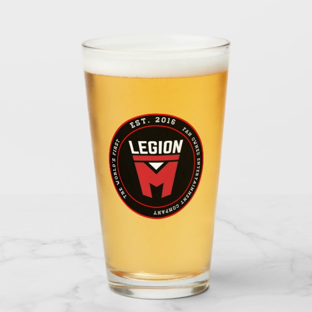 Glasvaror för legion M Glaskopp (Framsida fylld)