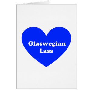 Glaswegian jänta hälsningskort