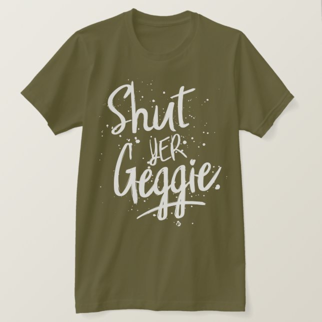 Glasweian Glasgow Håll Yer Geggie Tee (Design framsida)