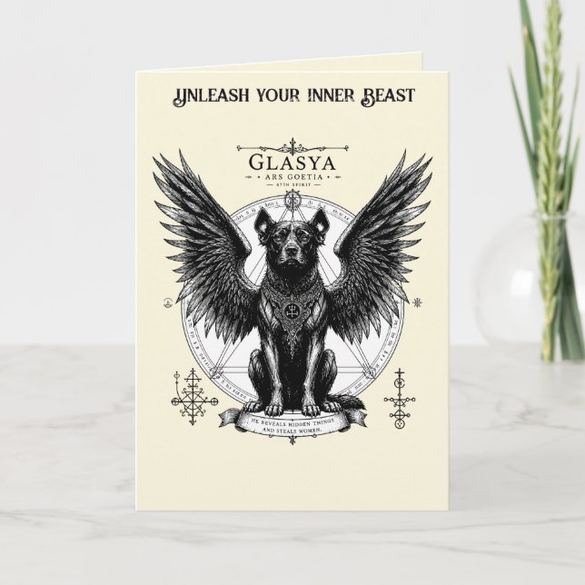 Glasya Unleashed Wings of the Goetia Kort (Framsida)