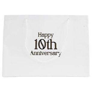 Glatt 10-årsjubileum Stor presentpåse