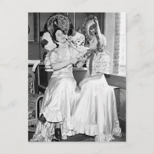 Glatt 90-talparty, 30-tal inbjudan vykort