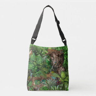 Glatt afrikansk jungle axelväska