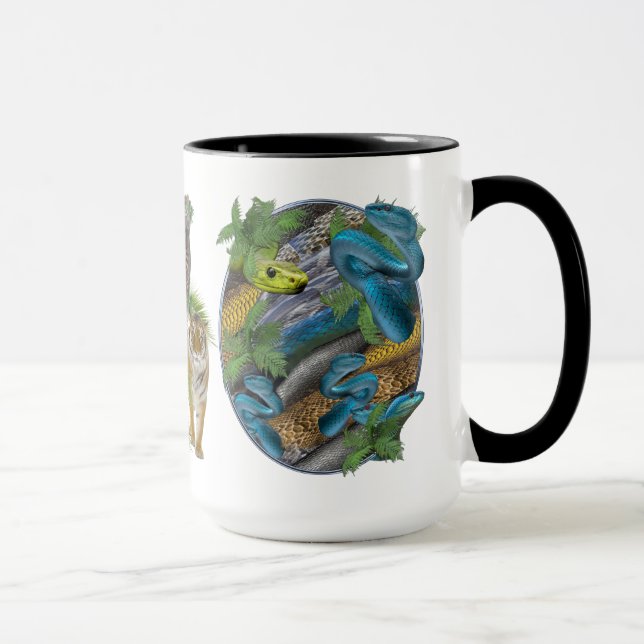 Glatt afrikansk jungle mugg (Höger)