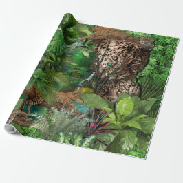 Glatt afrikansk jungle presentpapper