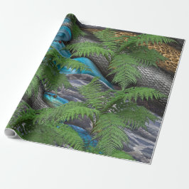 Glatt afrikansk jungle presentpapper