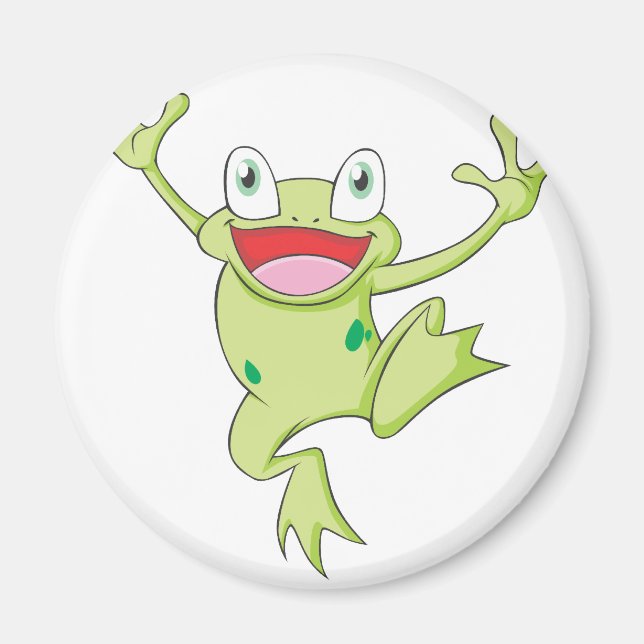 Glatt American Bullfrog Magnet (Framsidan)