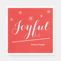 Glatt Anpassningsbar i julfamiljen Namn Cute Red