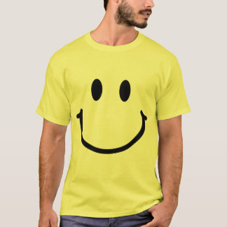 Glatt Ansikte Gult T Shirt