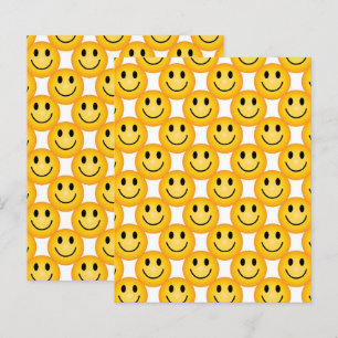 Glatt Ansikte Hantverkspapper, Smiley Glada Ansikt