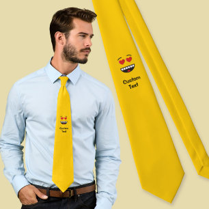 Glatt ansikte med hjärtformade ögon Band Slips