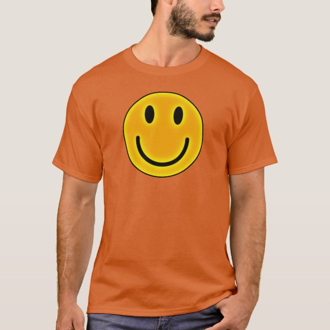 "Glatt Ansikte" T Shirt (Framsida)