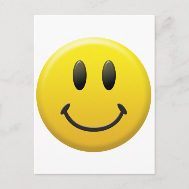 Glatt Ansikte Vykort (Framsida)