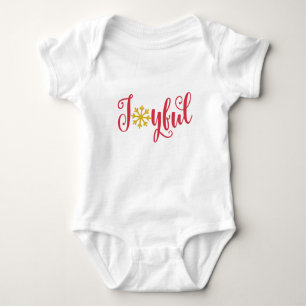 Glatt Baby-dräkt - Söt juldräkt T Shirt