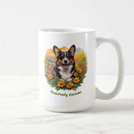 Glatt Black Corgi Kaffemugg